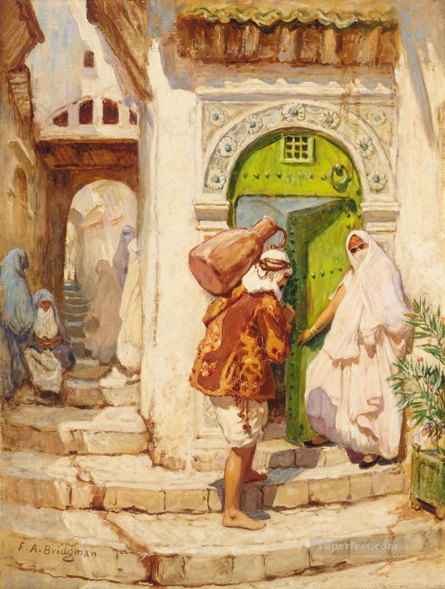 EL AGUA PORTADOR Frederick Arthur Bridgman Arab Pintura al óleo